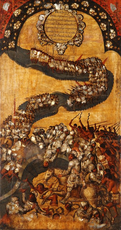The Conquest of Mexico. Plate XVIII by Miguel Gonzales